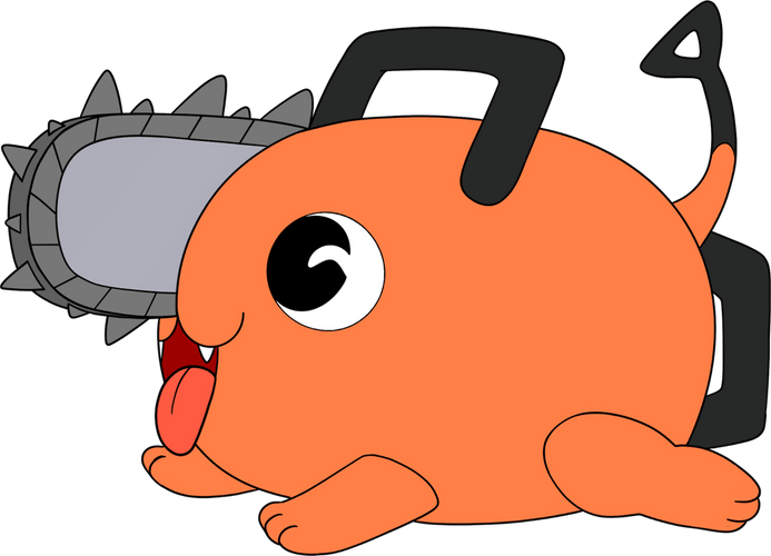 Concept of Pochita Stickie (6in)