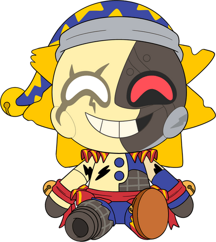 Concept of Ruined Eclipse Plush (9in)