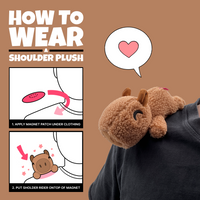 Capybara Shoulder Rider (6in)