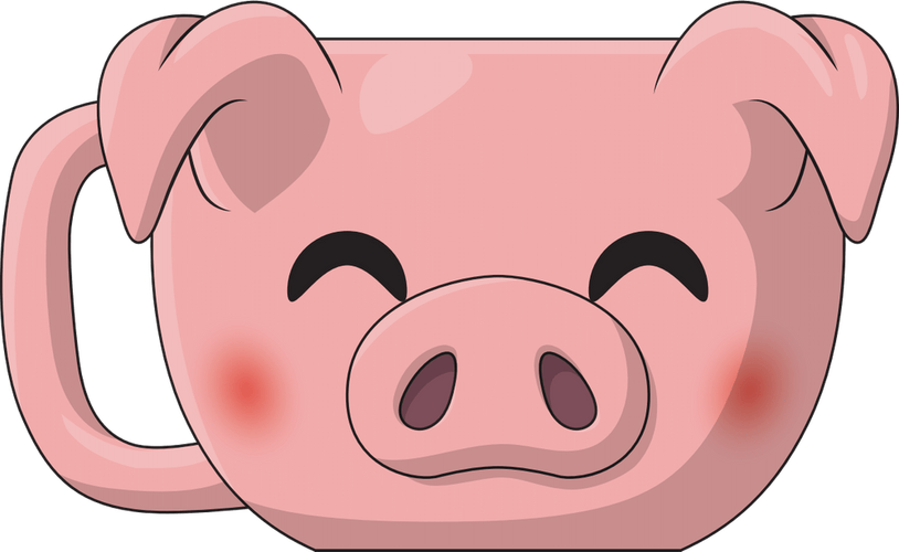 Concept of Pig Mug