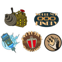 Bioshock Pin Set