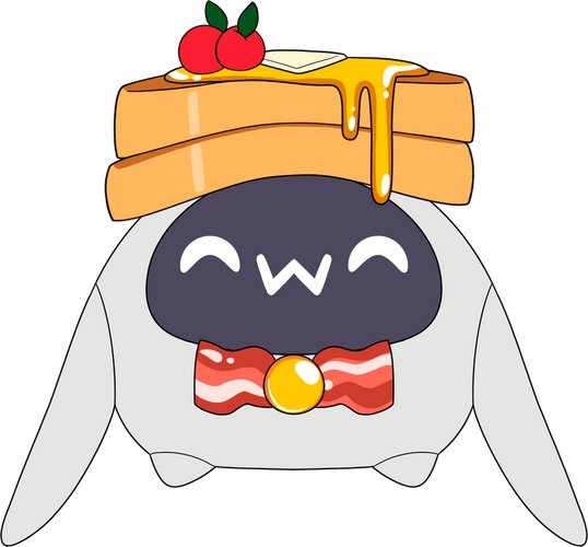 Concept of Blin Breakfast Stickie (6in)