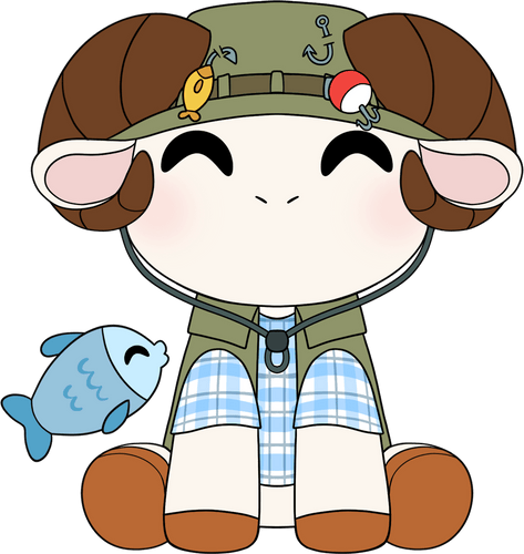 Concept of Fisherman Rammie Plush (9in)