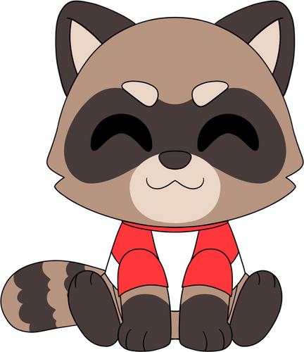 Concept of Raccooninnit Plush (9in)