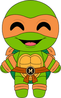 Chibi Michelangelo Plush (9in)