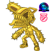 Gold Chrome Chainsaw Man