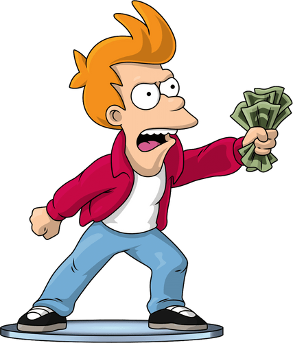 Concept of Take My Money Fry