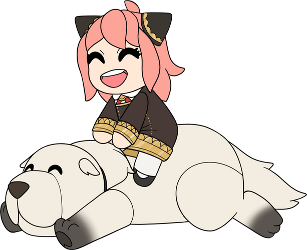 Concept of Anya Riding Bond Plush (1FT)