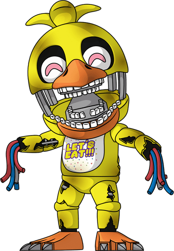 Concept of Withered Chica