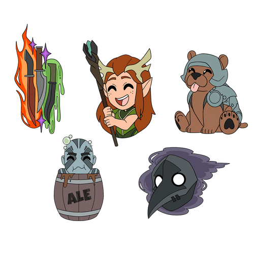 The Legend of Vox Machina Pin Set 2