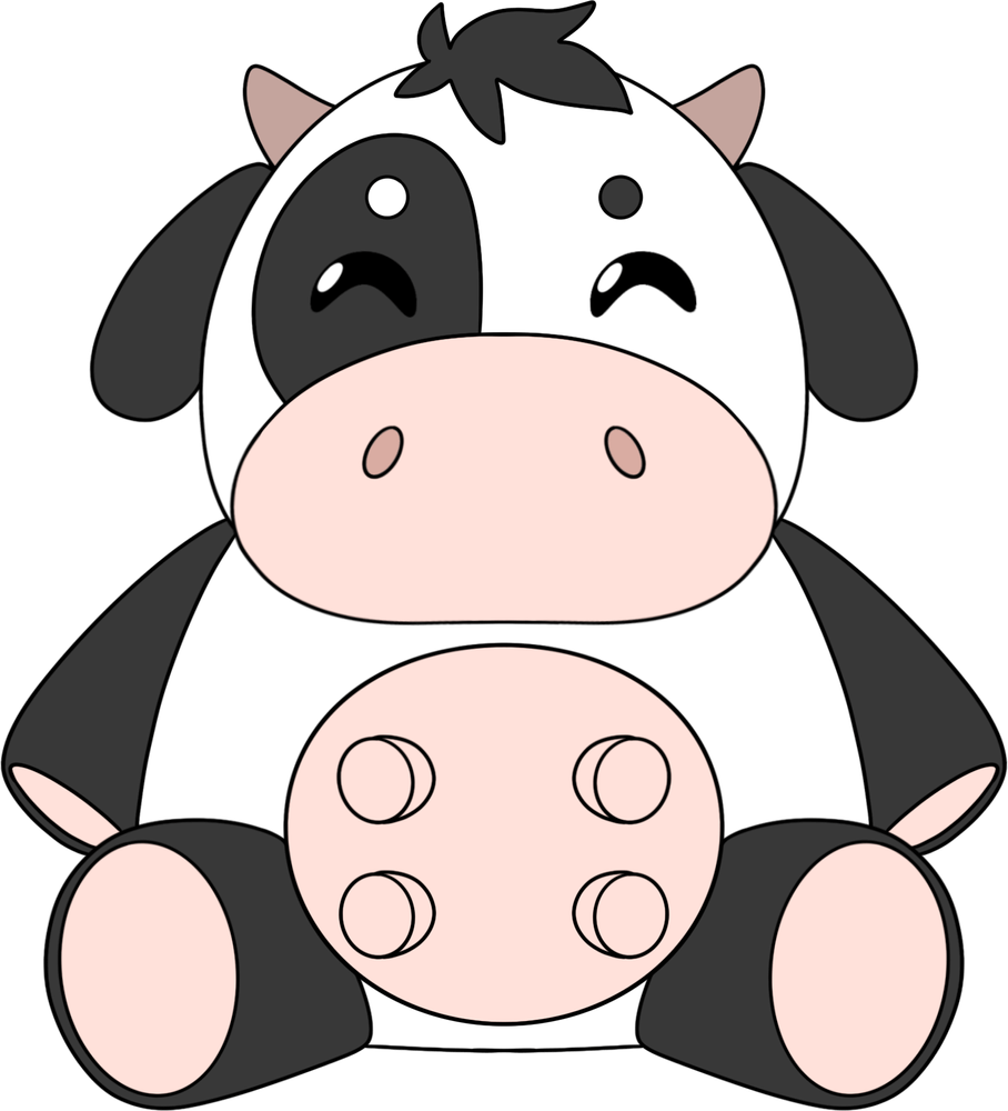 Mr. Cow Plush (1ft)