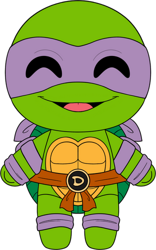 Concept of Chibi Donatello Plush (9in)