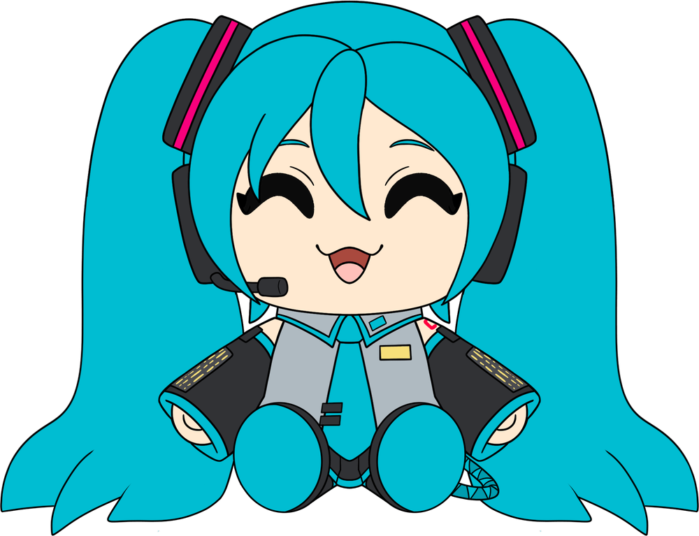 Hatsune Miku Plush (9in)