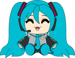 Hatsune Miku Plush (9in)