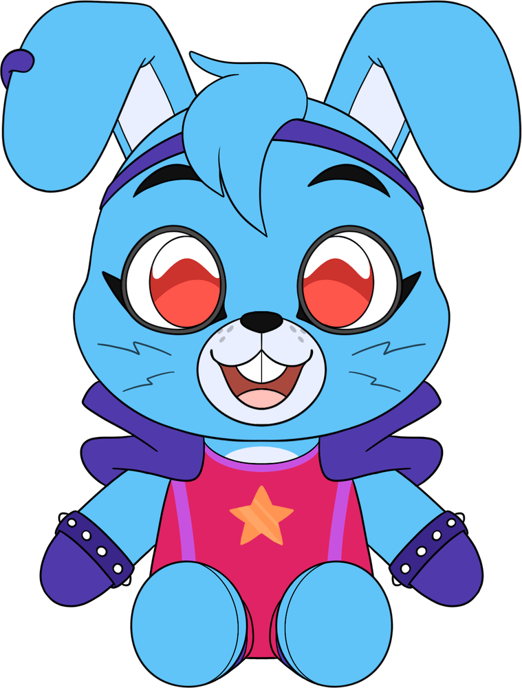 Ruined Glamrock Bonnie Plush (9in)