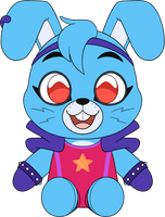 Ruined Glamrock Bonnie Plush (9in)