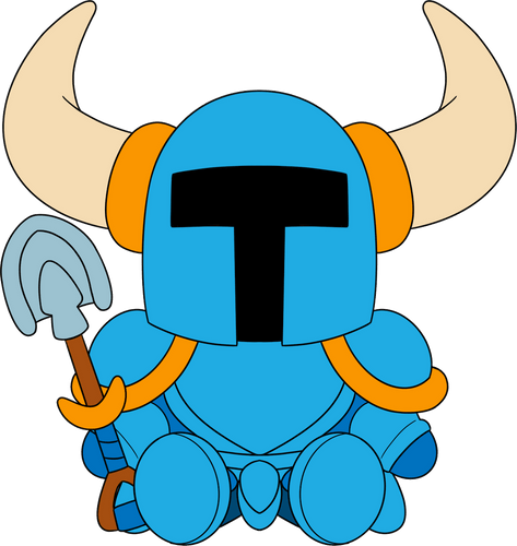 Concept of Shovel Knight Plush (9in)