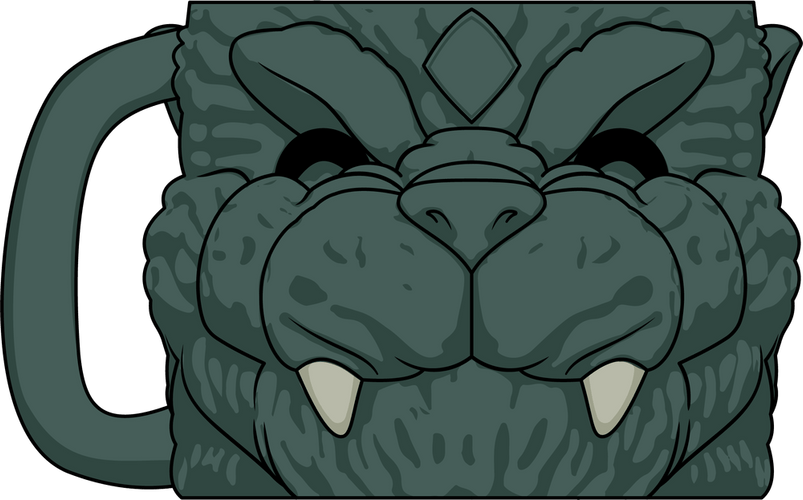 Concept of Godzilla Mug