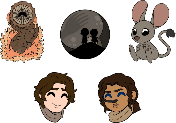 Concept of Dune Pin Set