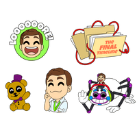 MatPat X FNAF Pin Set