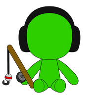 Alan Becker Green Plush (9in)