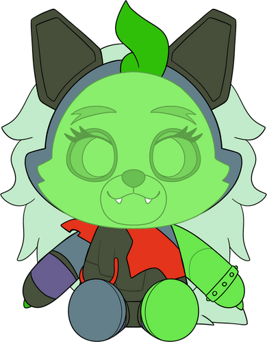 Concept of Ruined AR Roxy Plush (9in)