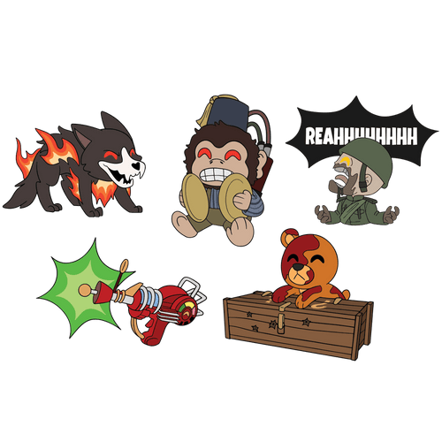 Concept of Call of Duty Zombies Pin Set