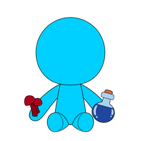 Alan Becker Blue Plush (9in)