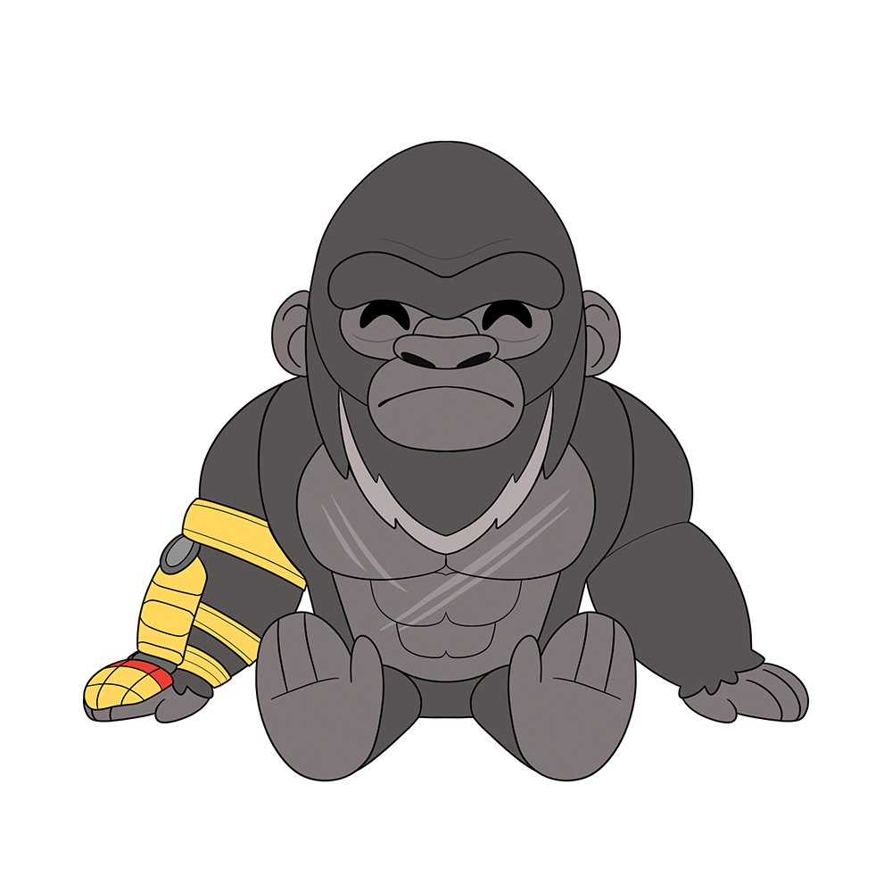 Beast Glove Kong Plush (9in)