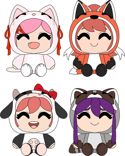 Concept of DDLC Kigurumi Surprise Box