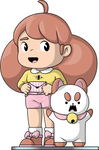 Concept of Bee and PuppyCat