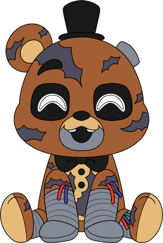 Concept of Ignited Freddy Sit Plush (9in)