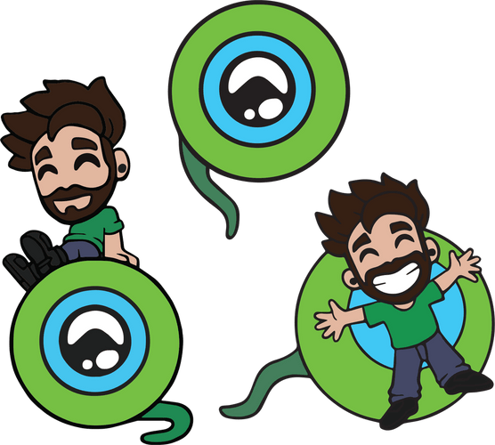 Concept of Jacksepticeye Pin Set