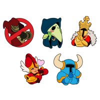 Shovel Knight Pin Set