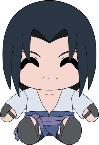Concept of Sasuke Plush (9in)