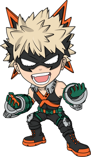 Concept of Katsuki Bakugo