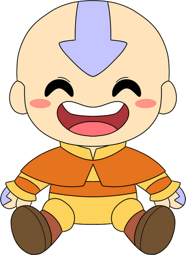 Concept of Aang Plush (9in)