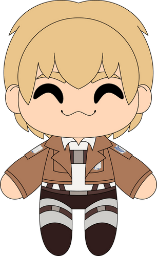 Concept of Chibi Armin Plush (9in)