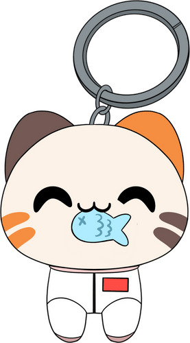 Crumb Astro Keychain Plush (6in)