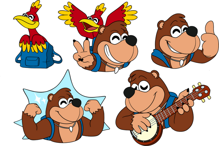 Concept of Banjo Kazooie Pin Set (Banjo)