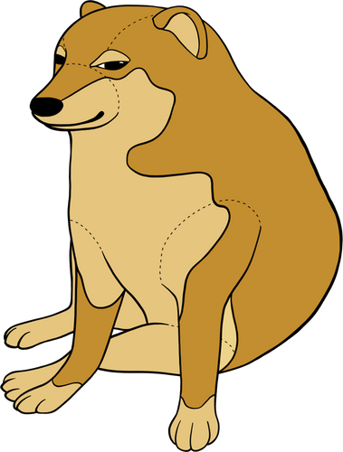 Concept of Cheems Plush (1ft)