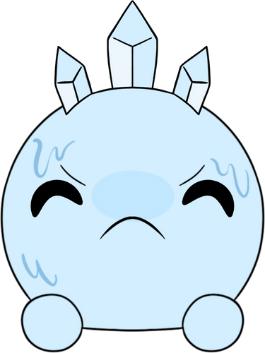 Chilly Slimecicle Stickie (6in)