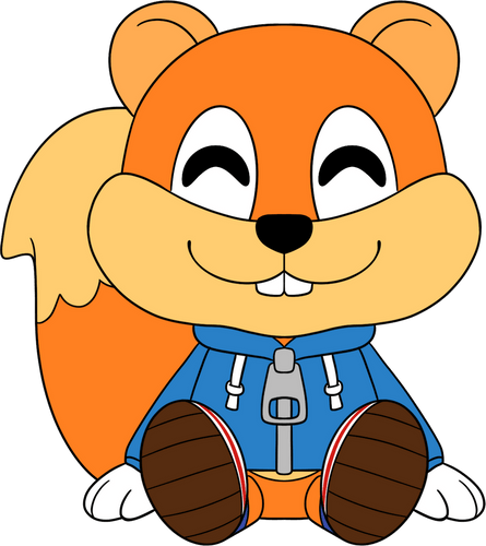 Concept of Conker’s Bad Fur Day Plush (9in)