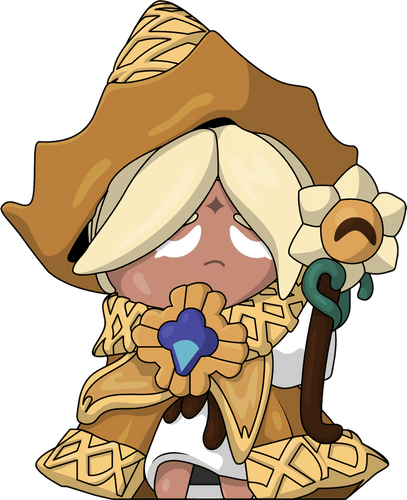 Concept of Pure Vanilla Cookie