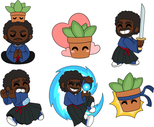 Concept of CoryxKenshin Pin Set