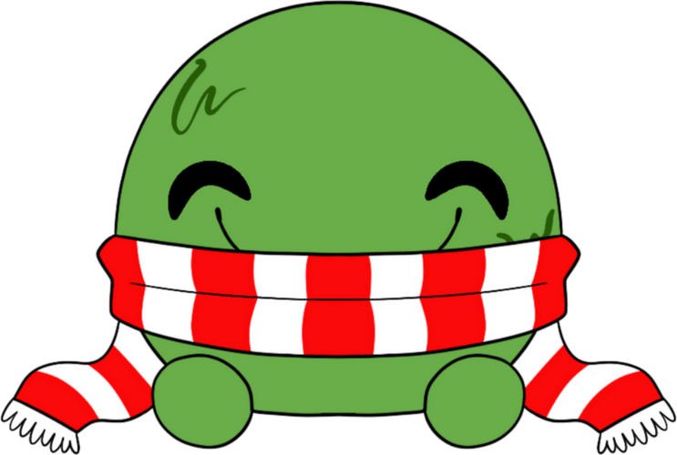 Cozy Slimecicle Stickie (6in)