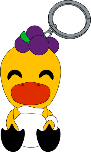 Concept of Duck Song Keychain (6in)