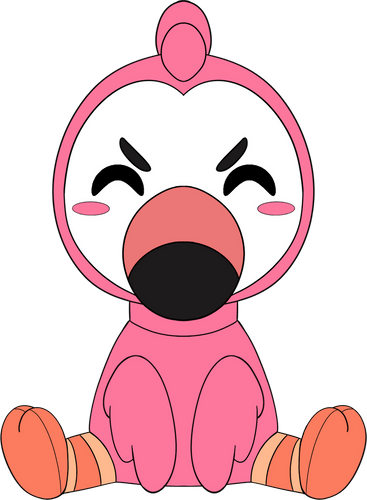 Concept of Flamingo Sit Plush (1ft)