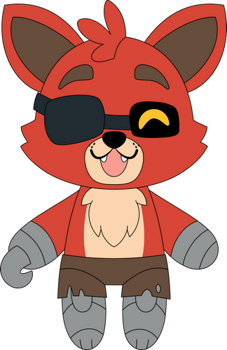 Concept of Chibi Foxy Plush (9in)