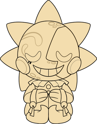 Concept of Sun Night Light